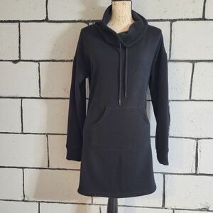 3/$50 SALE! Black Long Sleeve Hoodie- Style Dress Sz M